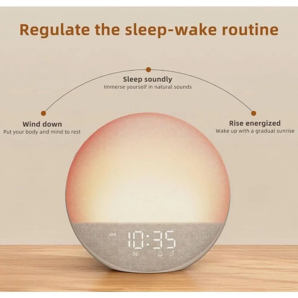 ODOKEE H03 Sunrise Alarm Clock And Sound Machine